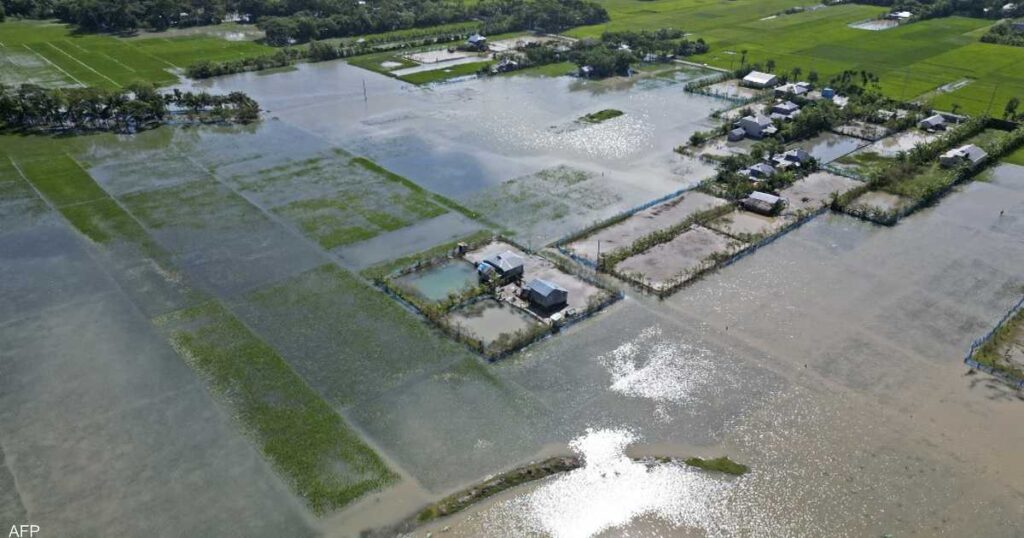 Bangladesh .. killed and displaced by a devastating hurricane