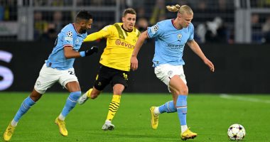 The Champions League .. the first negative run between Dortmund against Man City