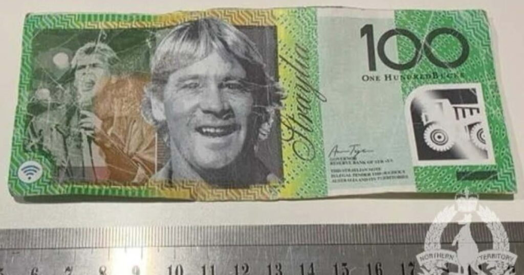 Fake $100 notes featuring Steve Irwin circulate in NT