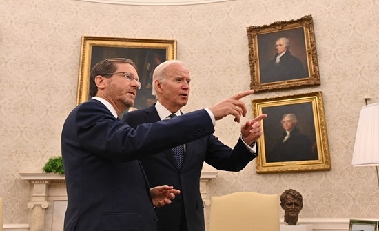 Herzog in Washington .. and Biden: If Israel would not have found it