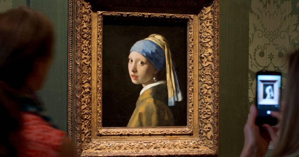 Girl with a Pearl Earring painting targeted by climate activists