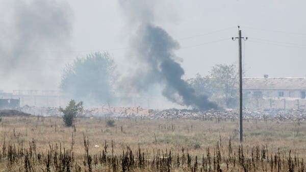 Electricity War .. Ukrainian Dron targets a station in Crimea