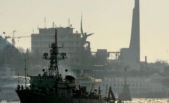 The Russian navy “repelled” an attack with a march in the Gulf of Sevastopol