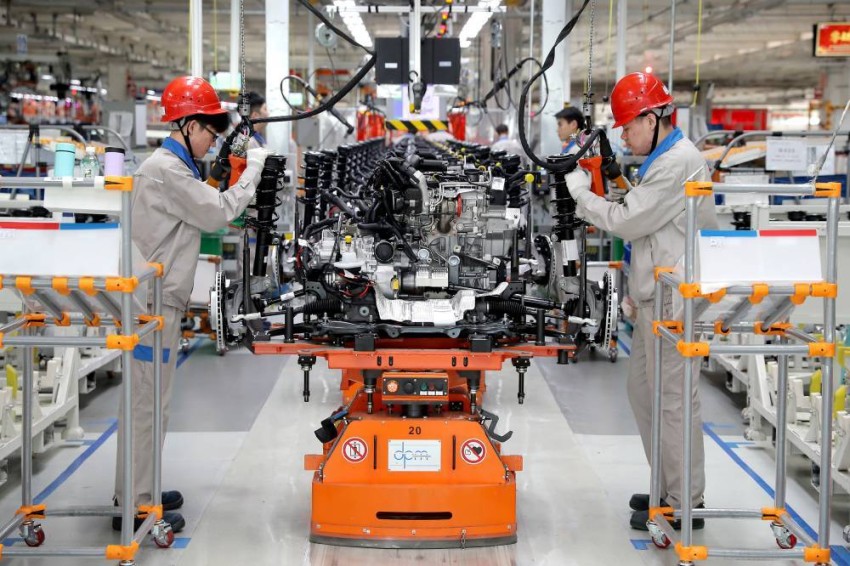 6.7 % of the revenue of auto factories in China from January to September