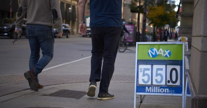 No winning ticket sold for Friday’s $55 million Lotto Max jackpot