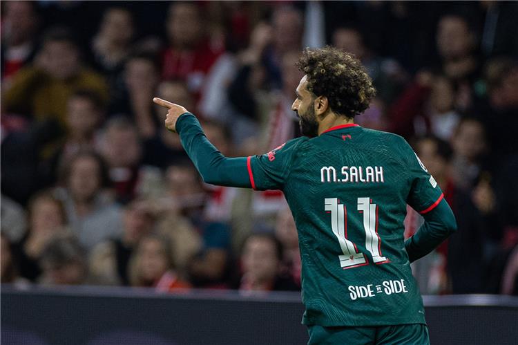 The formation .. Salah leads the Liverpool battalion against Leeds in the Premier League