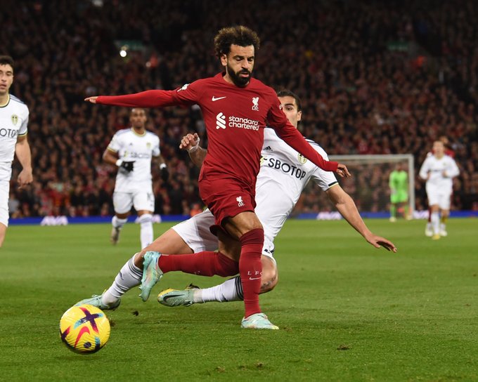 Salah scores Liverpool’s loss against Leeds United in the English Premier League