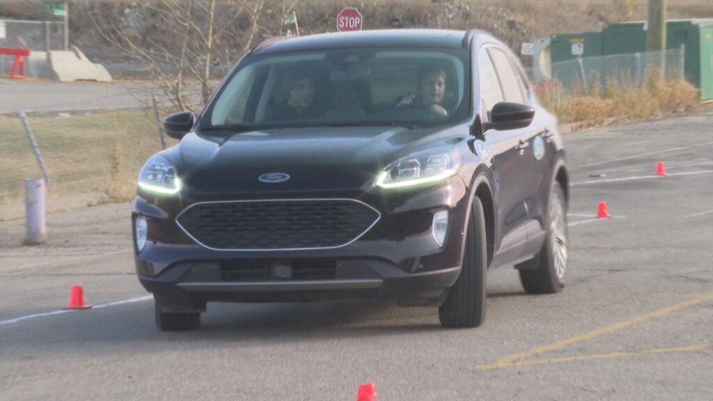 Young, newly licenced drivers put driving skills to the test in safety program