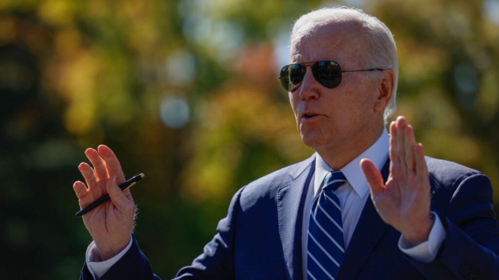 Biden votes in the midterm elections that may lead to his loss