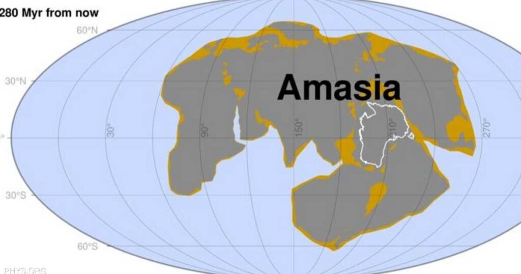 The merging of the continents .. Scientists expect the date of the huge event