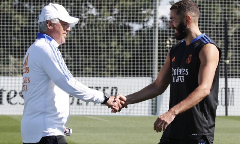 Benzema participates in the individual training of Real Madrid after recovering from injury