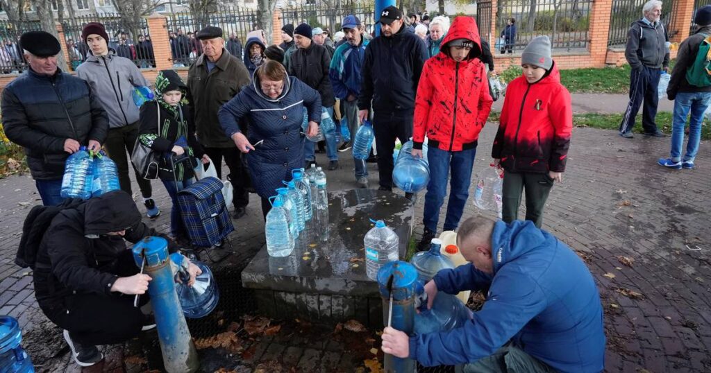 Heavy Russian barrage on Ukraine, no water for much of Kyiv