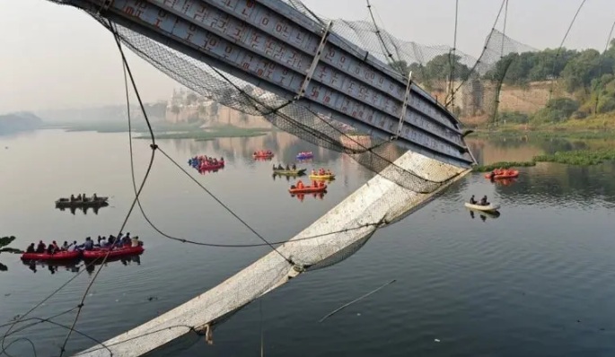 Guterres comforted India in the victims of the bridge collapse