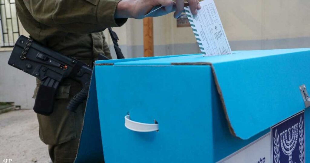 The start of voting in the Israeli Knesset elections