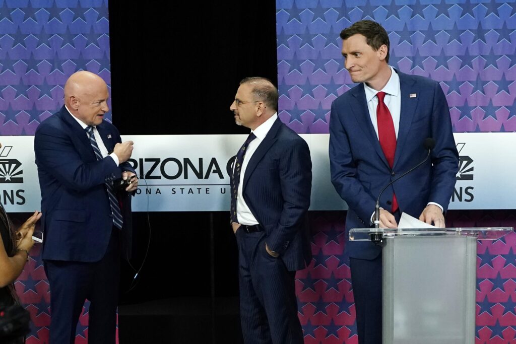 Libertarian ends Arizona Senate bid, endorses GOP’s Masters