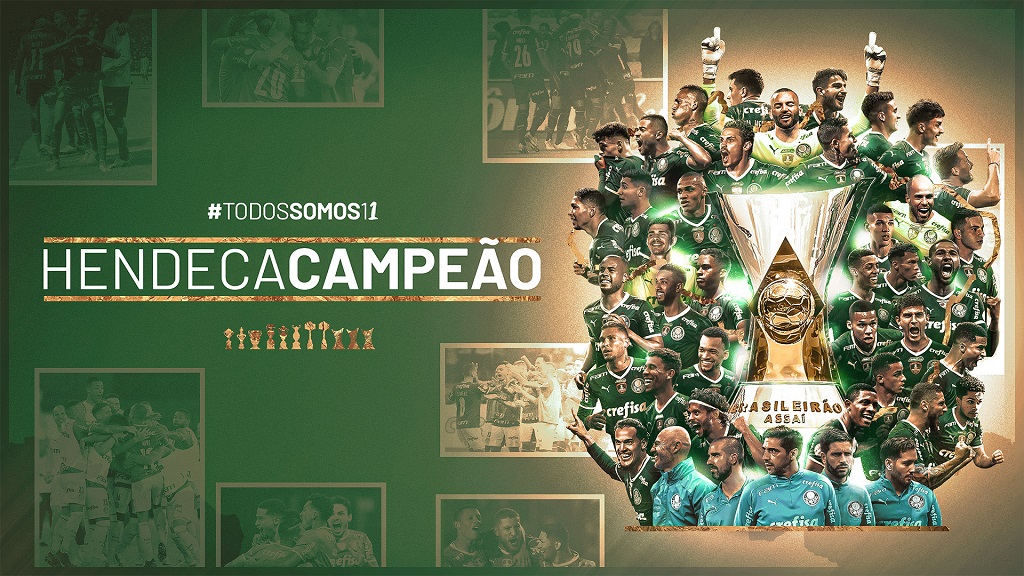 Palmeras crowned the Brazilian league for the 11th time in its history