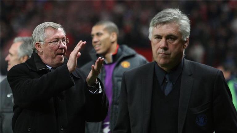 “After his equivalent to Ferguson’s standard number” .. Ancelotti: I did a wonderful thing