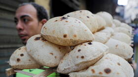 Why do Egyptians consume bread with greed?