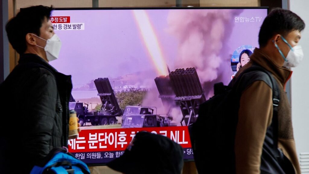 North Korea launches 80 artillery shells at the borders of its southern neighbor