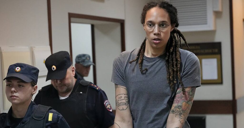 US officials visit WNBA star Brittney Griner in Russian prison