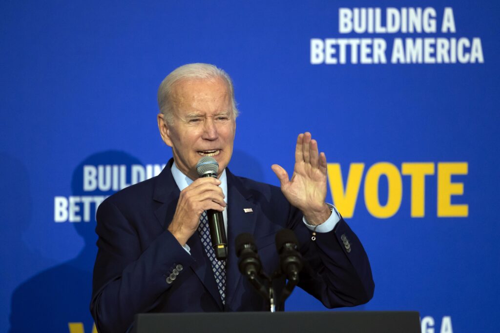 Biden to plug tech bill in California, campaign in Illinois