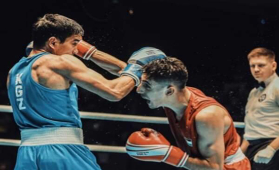 Abu Jajah is the quarter -finals of the Asian Boxing Championship