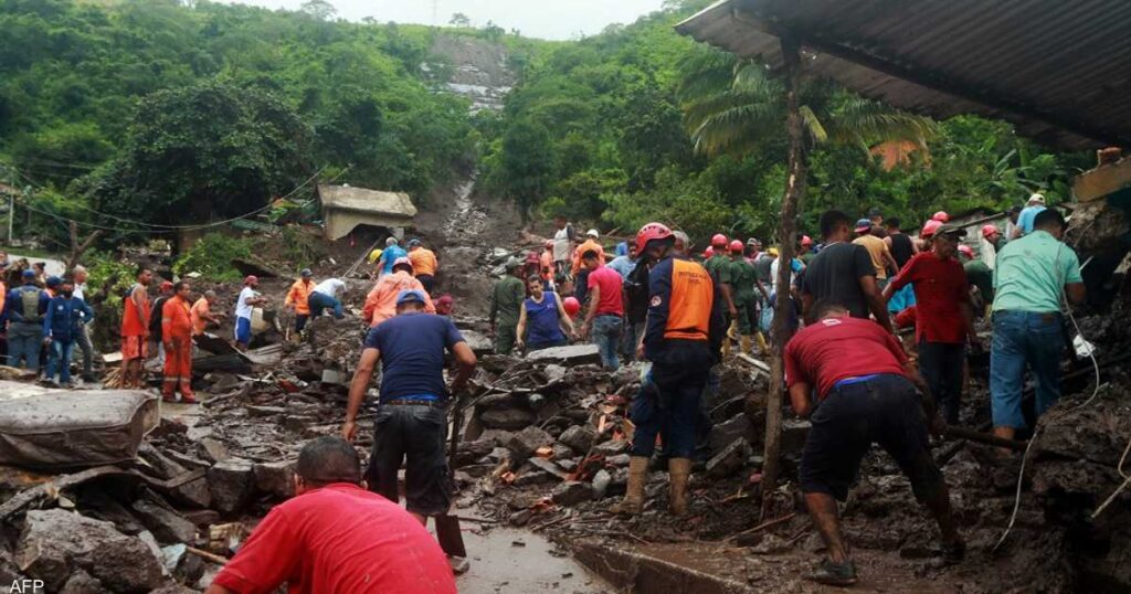 With videos and pictures .. I was killed by “the anger of nature” in Venezuela