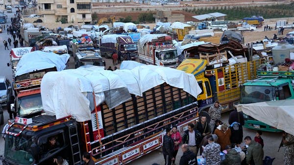 Dozens of Syrian refugees return to their homes from Lebanon