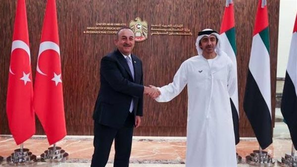 The Emirati Foreign Minister discusses with his Turkish counterpart regional developments