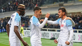 The Italian League .. Napoli flying in the lead by winning the precious one of the runner-up Atalanta 2-1