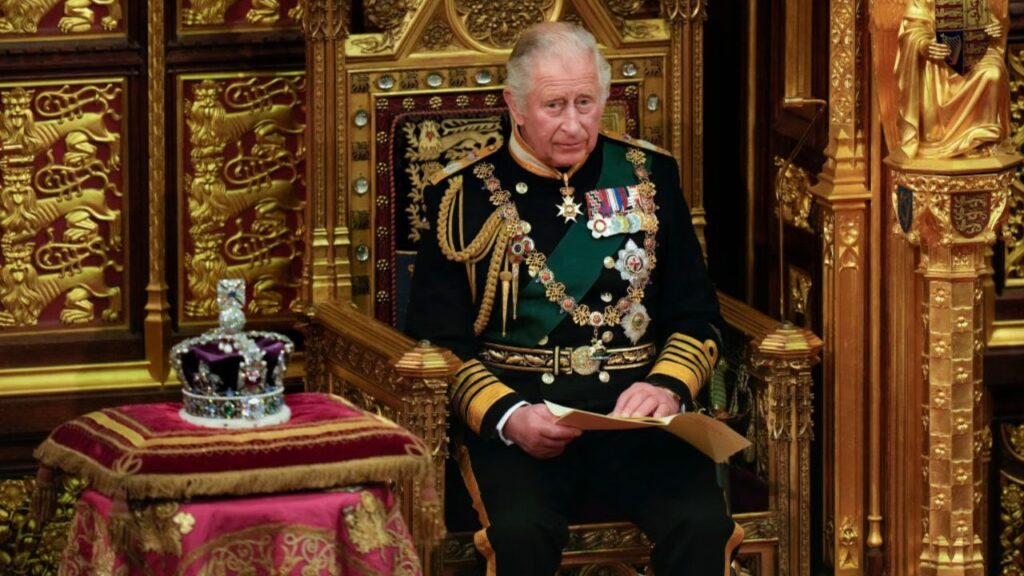 Announcing the day of the coronation of King Charles III official holiday in the United Kingdom