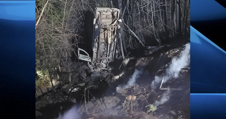 Stolen truck crashes into ditch, catches fire, nearby homes evacuated: Central Huron OPP