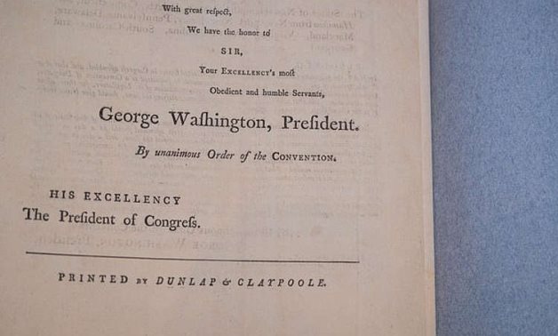 Unique 1st edition US Constitution could fetch up to $30M at Sotheby’s