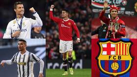 Cristiano Ronaldo face faces against Barcelona … the history of confrontations and the number of Don’s goals!