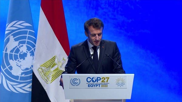 Macron: We need a tremendous shock in terms of providing financing to repair climate change damage