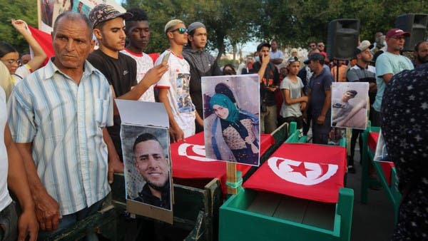 Tunisians are digging graves in search of the remains of their relatives, who were lost in the sea