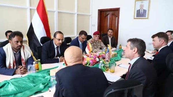 To support the government .. An American delegation visits Hadramaut after the Houthi attack