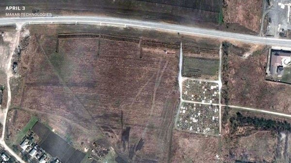 Satellite photos show a rapid expansion of the southern Ukraine cemetery