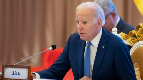 Watch Biden thanks Colombia for holding a summit instead of Cambodia