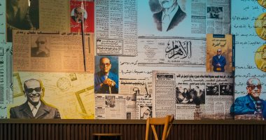 “The morning and evening talk” .. a studio brings celebrities hosted by Naguib Mahfouz