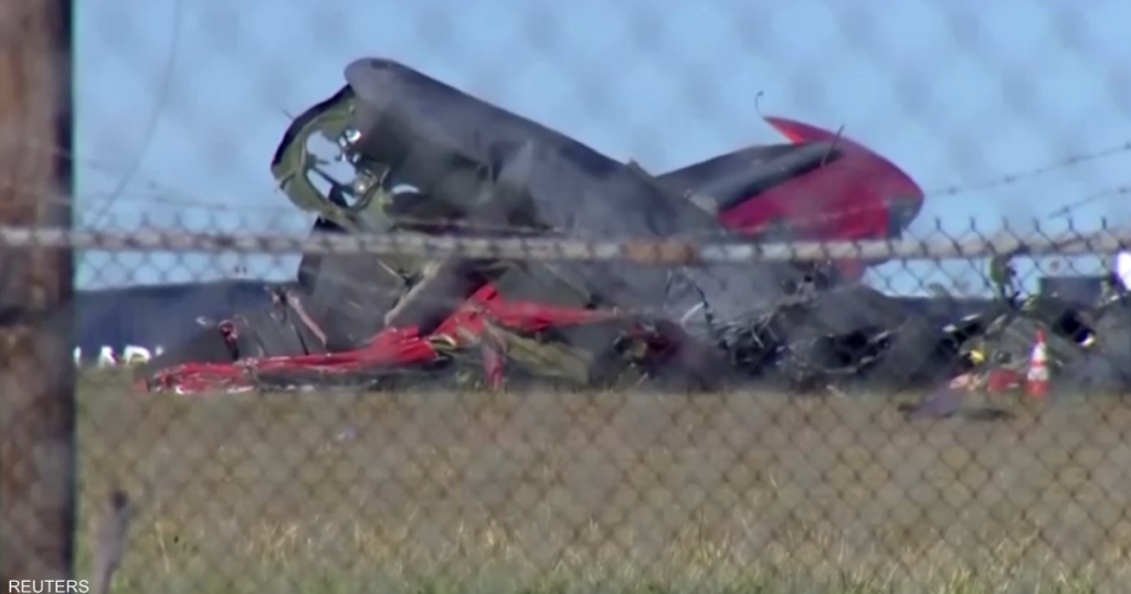 Two fighters were crashed into a collision with an air show in Texas, USA