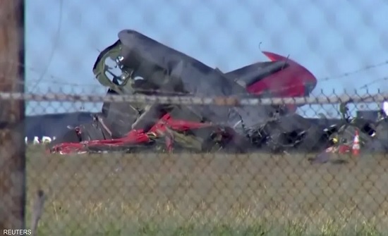 Two fighters were crashed into a collision with an air show in Texas, USA