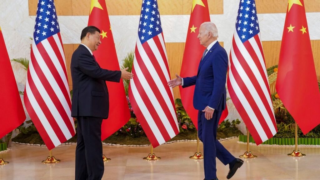 Biden expresses his hope to avoid a “conflict” between Washington and Beijing