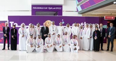 World Cup 2022 .. The Emir of Qatar and the President of FIFA visited the main World Cup leadership center