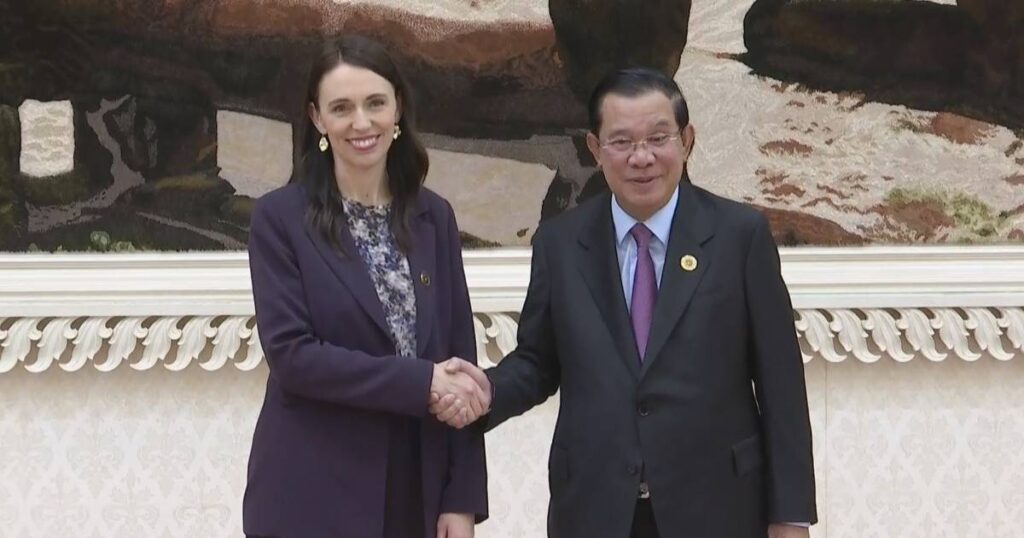 Cambodian PM tests positive for Covid after meeting Ardern