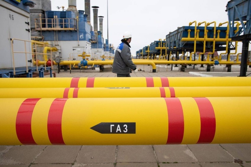 Russian gas exports declined to the lowest levels in years