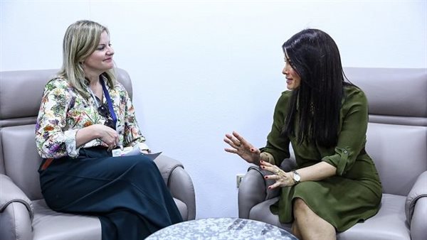 The Minister of International Cooperation discusses with her Dutch counterpart the efforts to support the “Noufi” program within the climate conference “COP27”