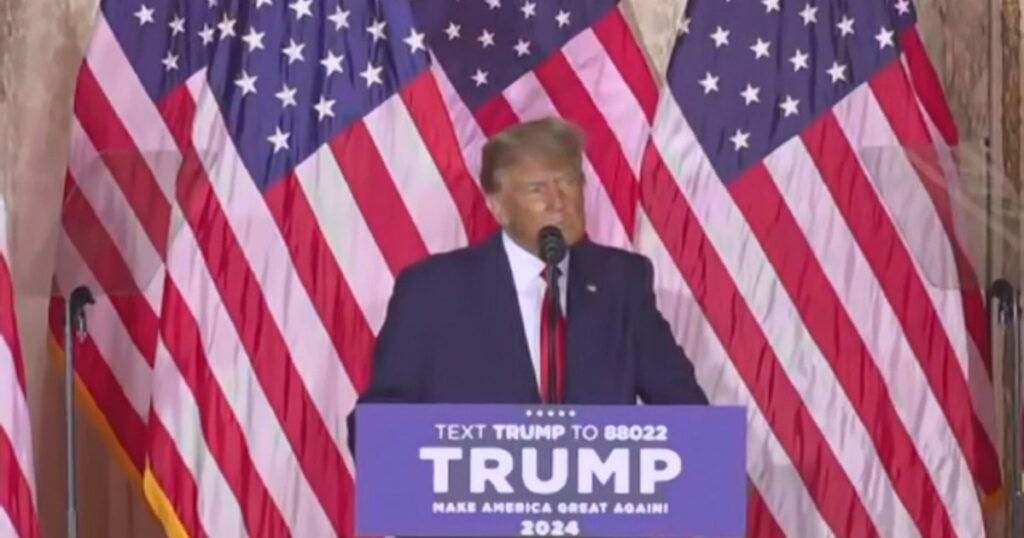 Donald Trump announces he will run for US president in 2024