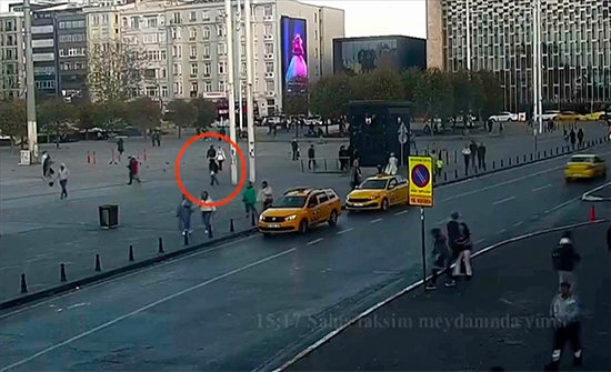 Turkish security publishes the scenes of movements implemented Istanbul bombing .. in the video