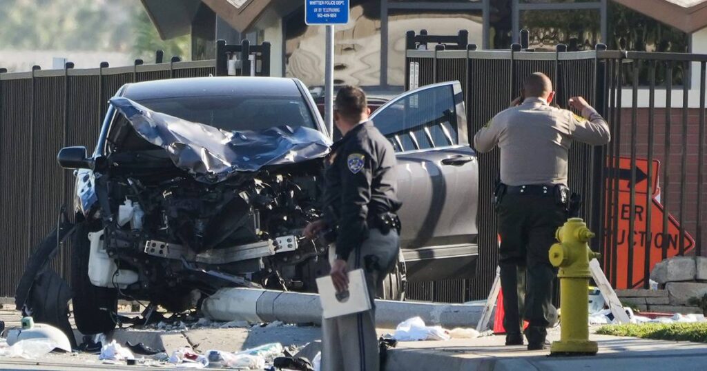 Wrong way vehicle hit 25 LA County sheriff’s recruits on run